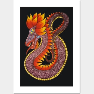 Purple Dragon Posters and Art